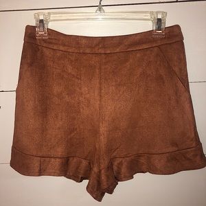 Women’s Suede Shorts